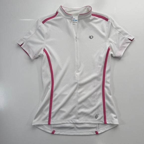 Pearl Izumi Tops - PEARL IZUMI Select 1/2 Zip Short‎ Sleeve Cycling Jersey Womens Medium White